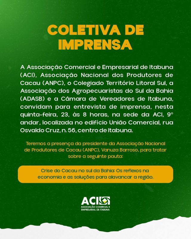 ACI Sedia Coletiva De Imprensa Com A Presidente Da ANPC, Vanuza Barroso, Nesta Quinta, 23